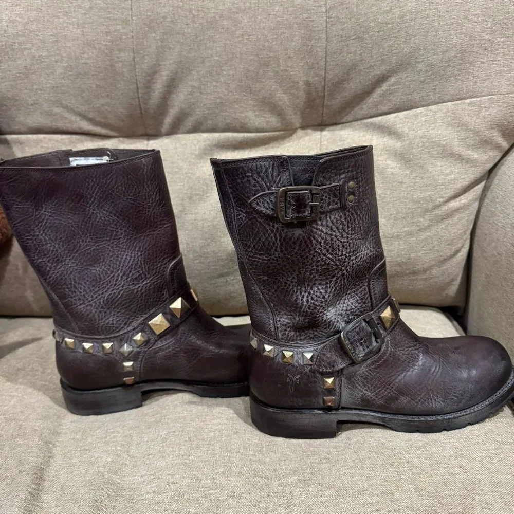 Frye Rogan Engineer Stud Boots - Picture 6 of 11